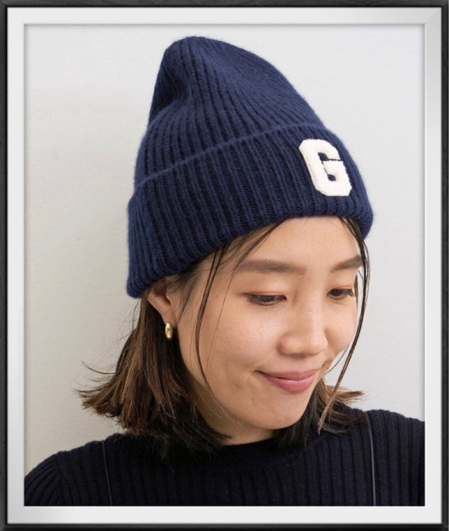 完売！新品☆L'Appartement グッド グリーフ BEANIE☆ブラウン - メルカリ