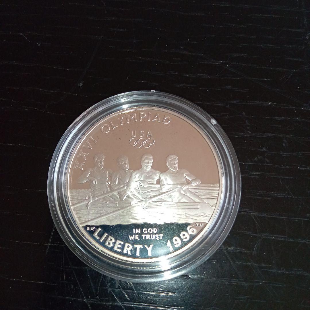 1996年アトランタオリンピック コインセット 金貨、銀貨、銅貨4枚