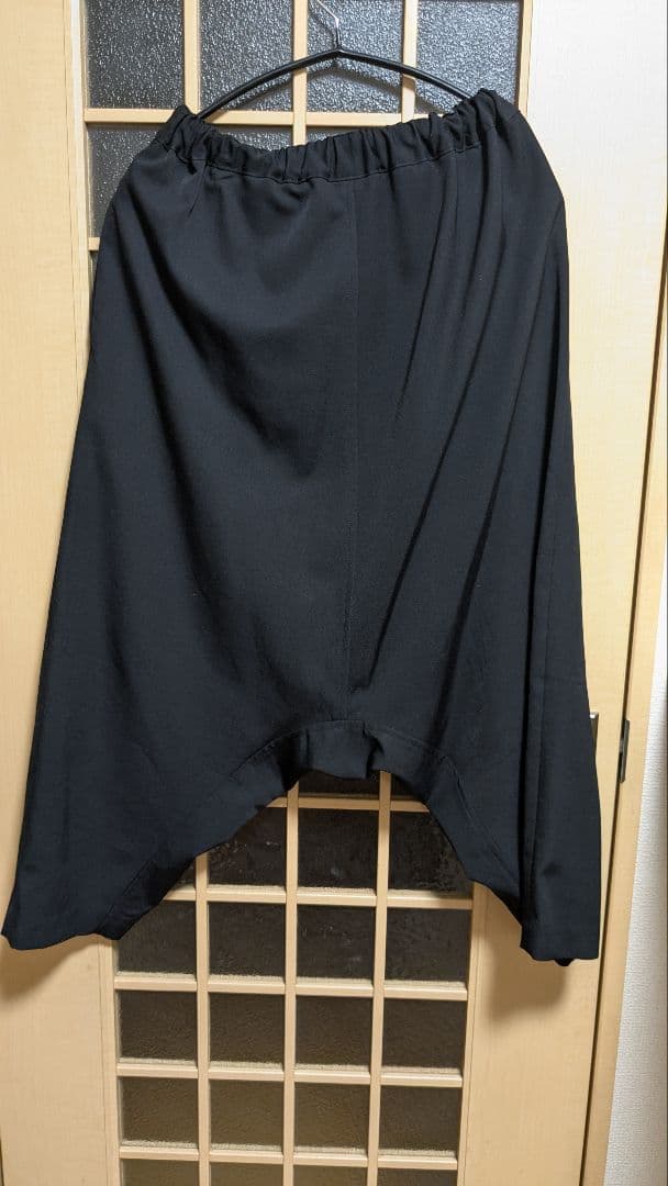 コムコムCOMME des GARÇONS サルエルパンツ S黒 AD2023