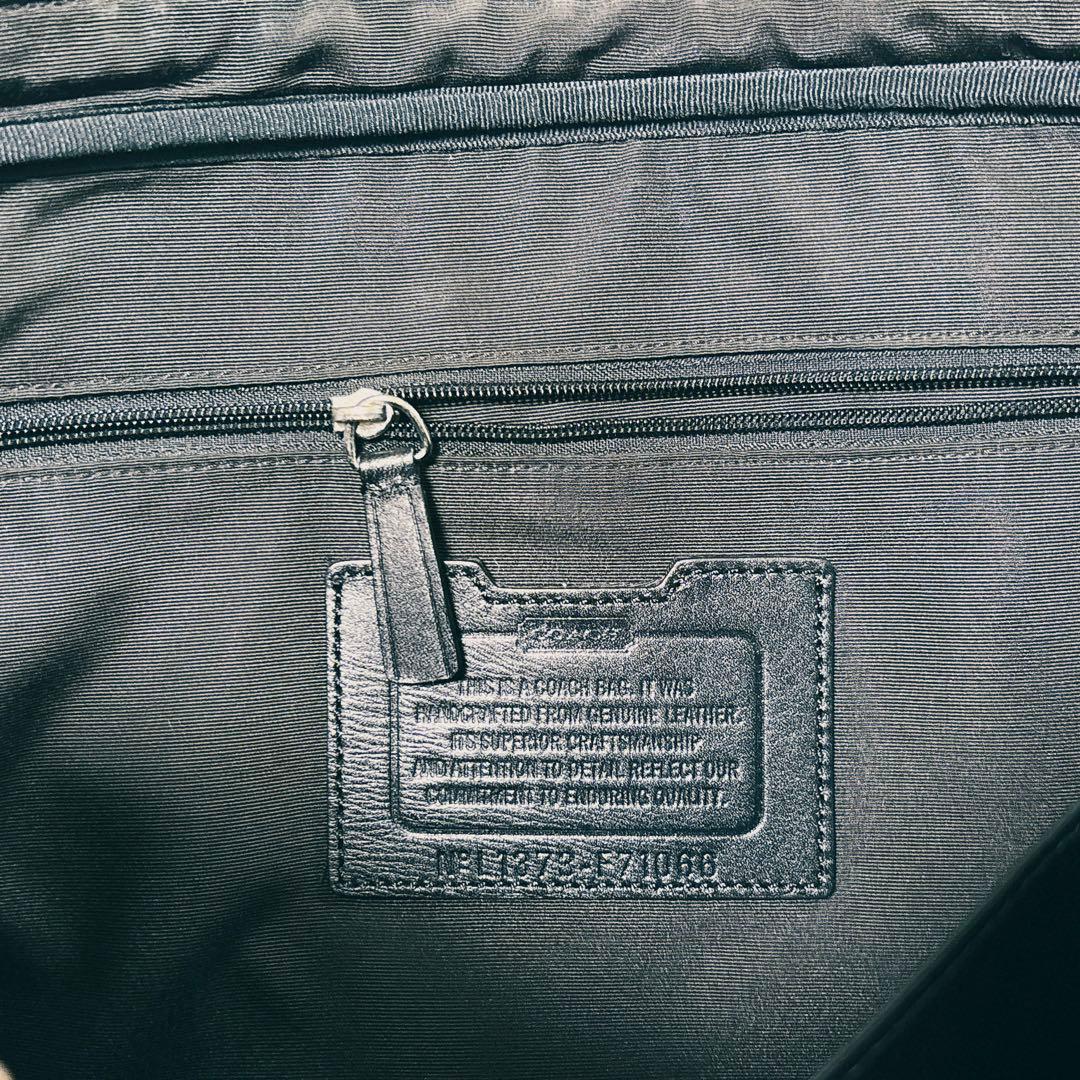 COACH ビジネスバッグ 71066 ブリーフケース レザー 黒