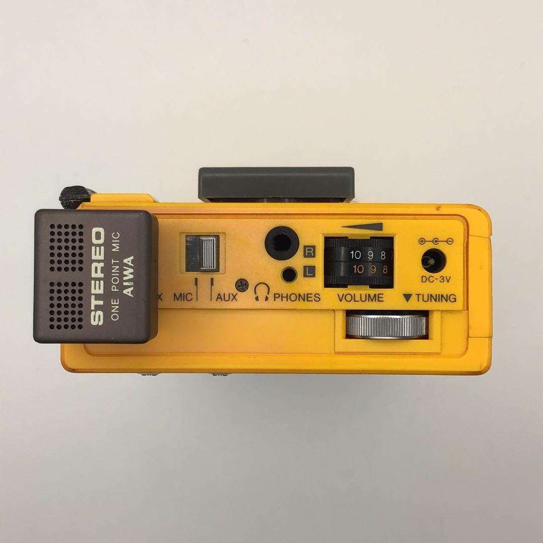 AIWA SH-J2 イエロー アイワ カセットプレーヤー カセットボーイ