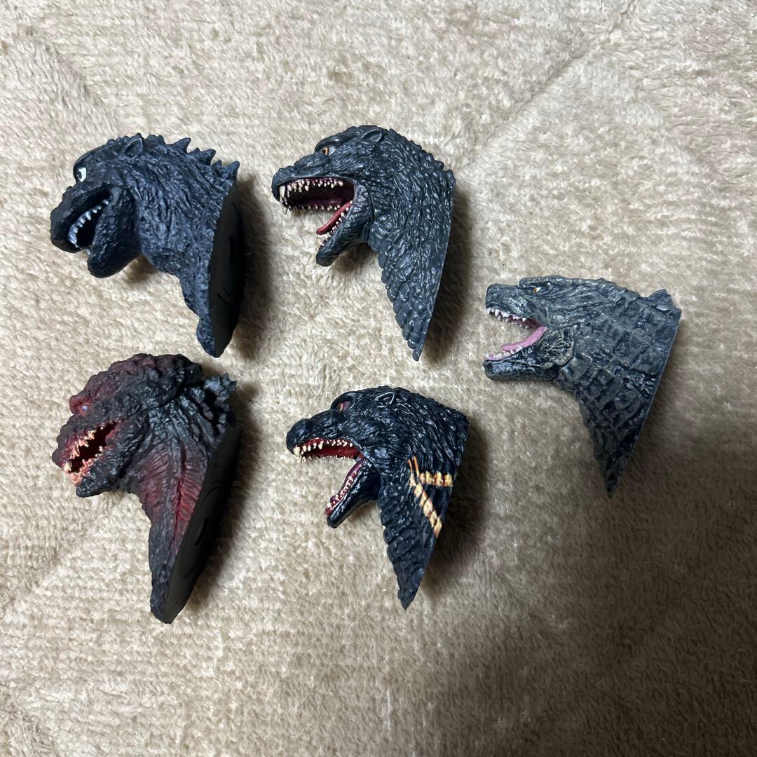 一番くじ ゴジラ モンスターヘッドマグネット 9個まとめ売り
