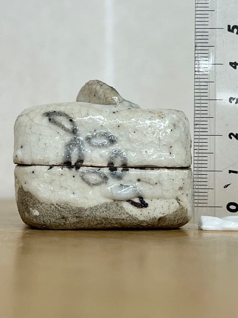 日本製　志野焼香合　アンティーク　唐物　古美術品　コレクション　骨董　江戸　青磁 2026年最新】Yahoo!オークション -志野香合の中古品・新品・未使用品一覧