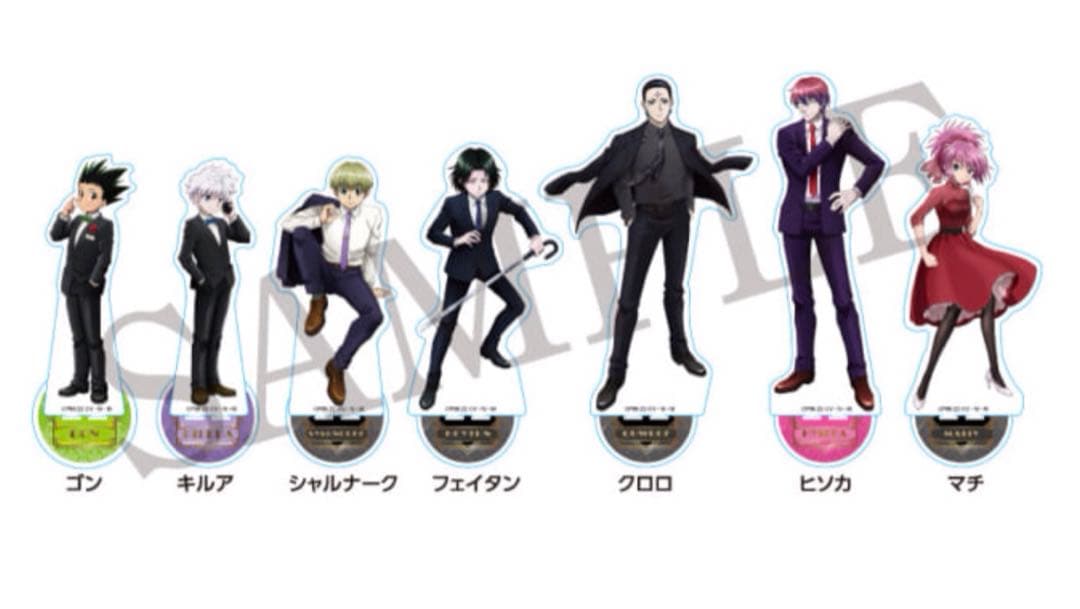HUNTER×HUNTER クロロ ヒソカ アニカフェ アクリルスタンド 快適