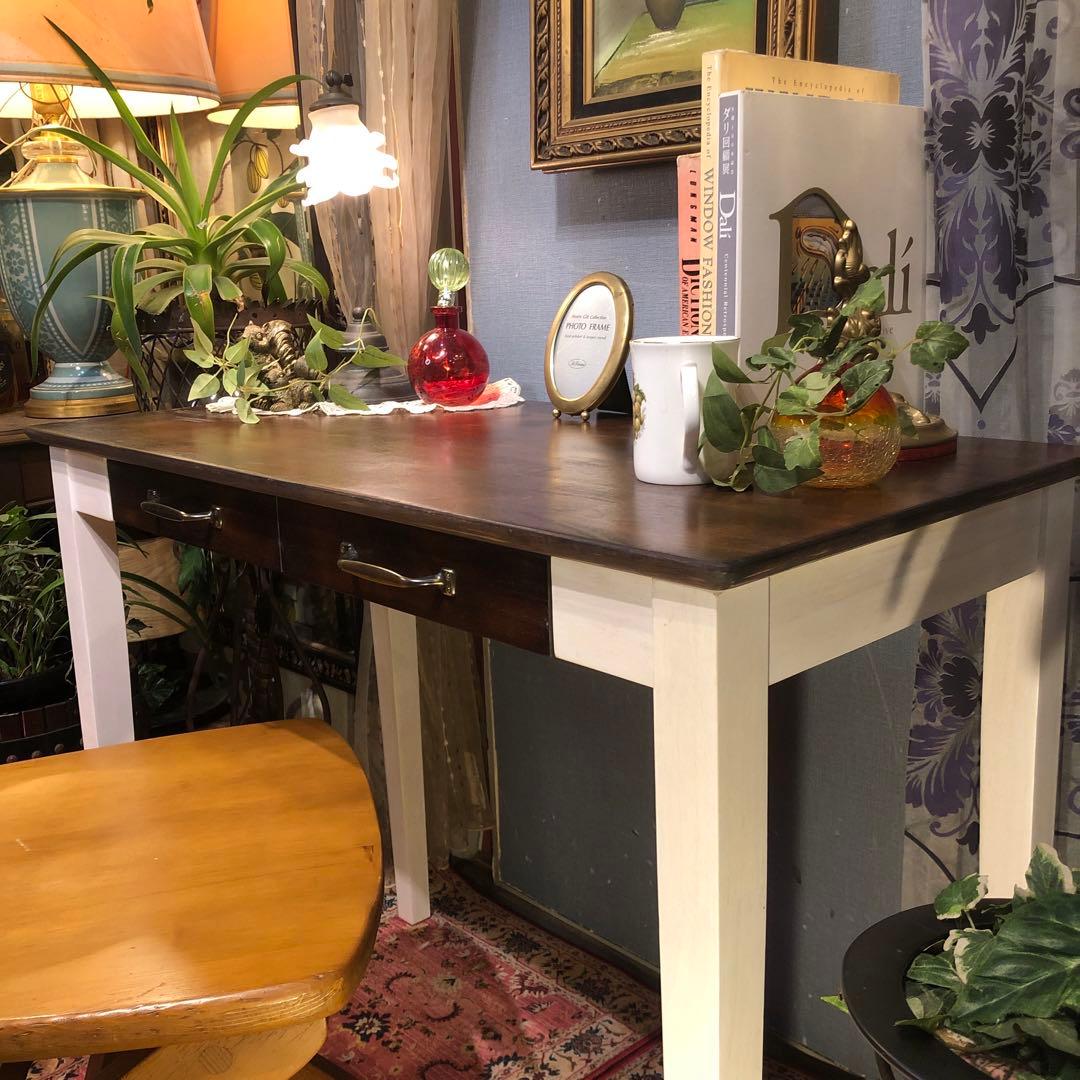 Sale シャビーシック　フレンチ　カントリーST コンパクトテーブル　机デスク