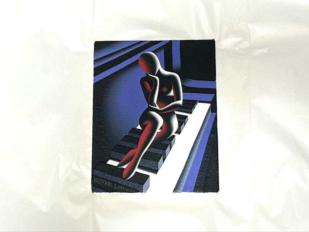 ☆マークコスタビ MARK KOSTABI 2001年 アクリル画1点物☆