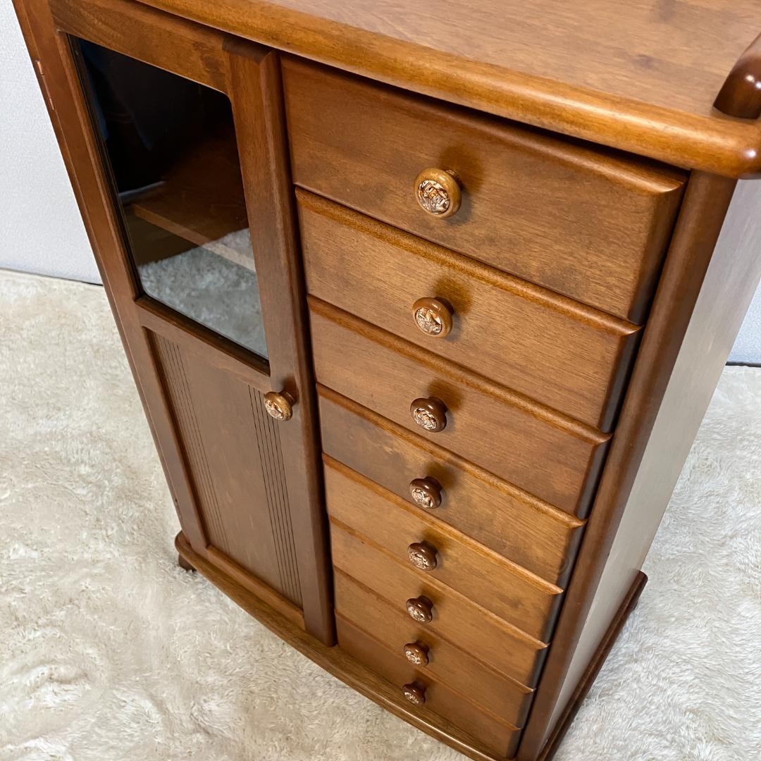 曙工芸 アケボノ サイドボード キャビネット リビングボード ※i4※ 曙