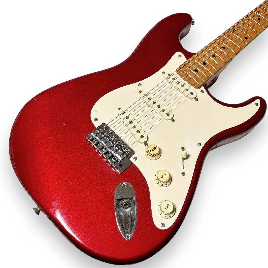 FERNANDES エレキギター 赤 ストラトキャスター フェルナンデス エレキ