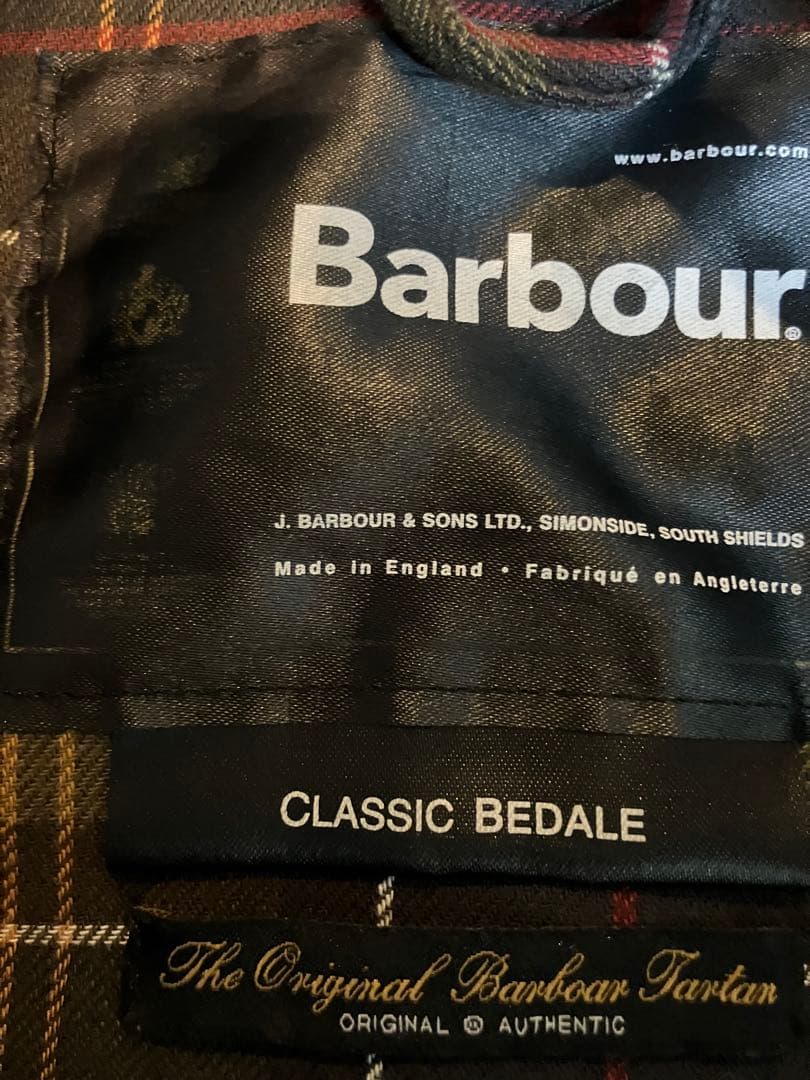 【冬も春も！バブアー】オイルドビデイル・クラシックフィット36・3ワラント