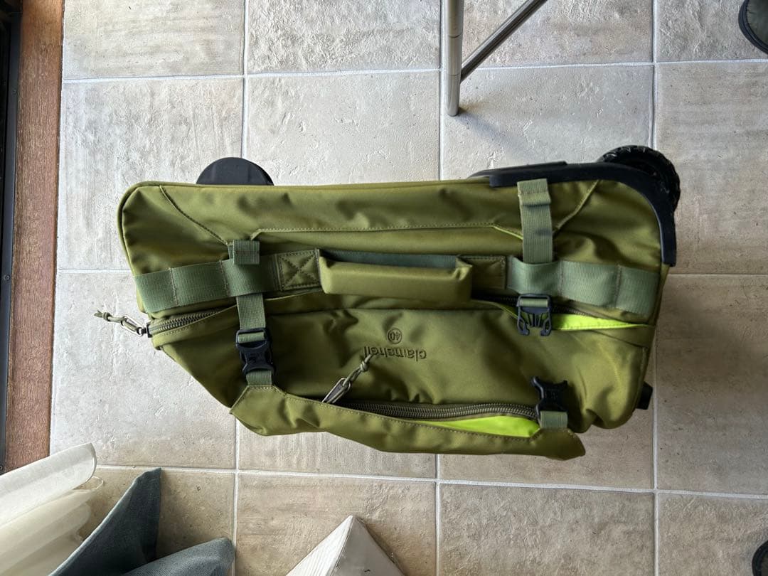 美品】カリマー クラムシェル40 オリーブ キャリー 大容量