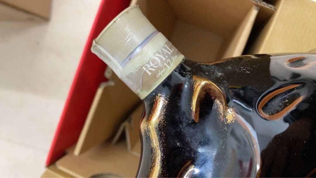 古酒未開栓サントリーウイスキー ローヤル 12年600ml 2007年（亥歲） 古酒