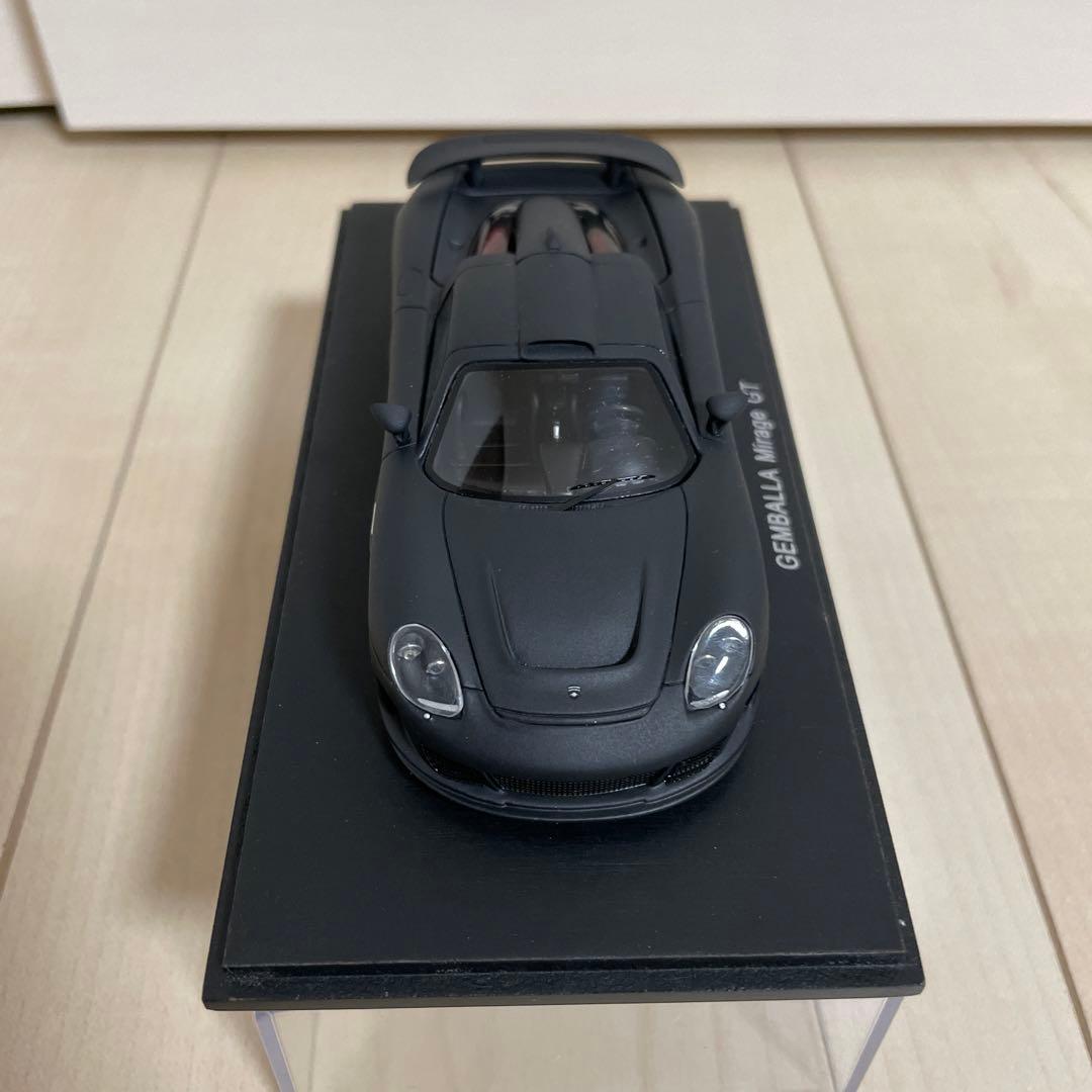 スパーク　1/43 ポルシェ　ゲンバラミラージュGT マットブラック　希少色
