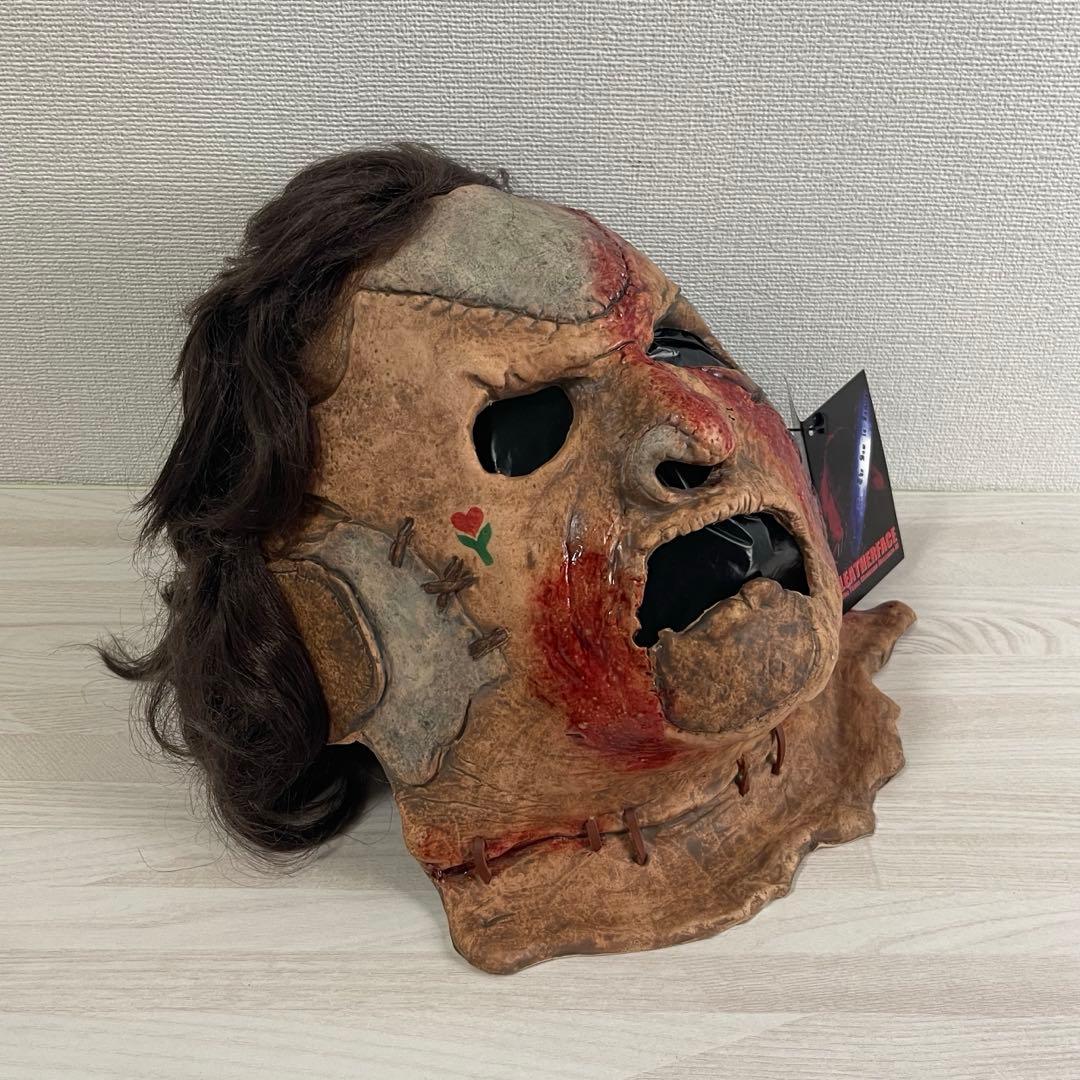 【新品未使用】悪魔のいけにえ マスク 仮面 被り物 ヘッド レザーフェイス