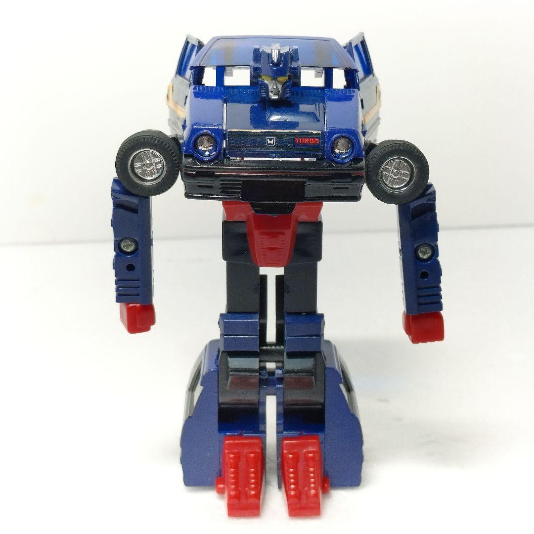 当時物 旧タカラ ダイアクロン カーロボット No.9 ホンダシティターボ