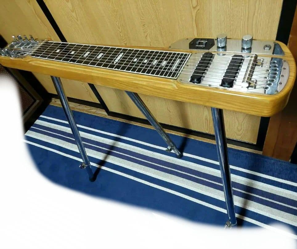 Guyatone グヤ6弦スチールギター スタンド ケース付