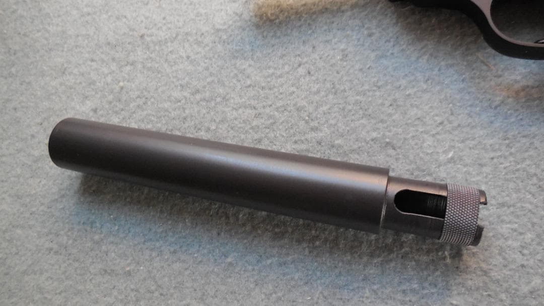 マルゼン ワルサーP38 ac41ガスガン専用 サイレンサー 差し込みワンロック