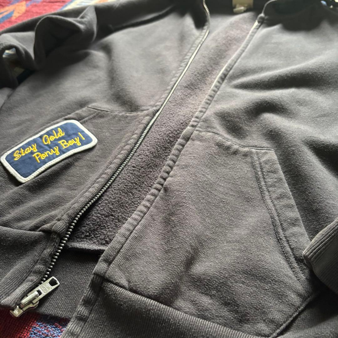 スミクロ フェード Schott(ショット) ジップパーカー 黒 ブラック M