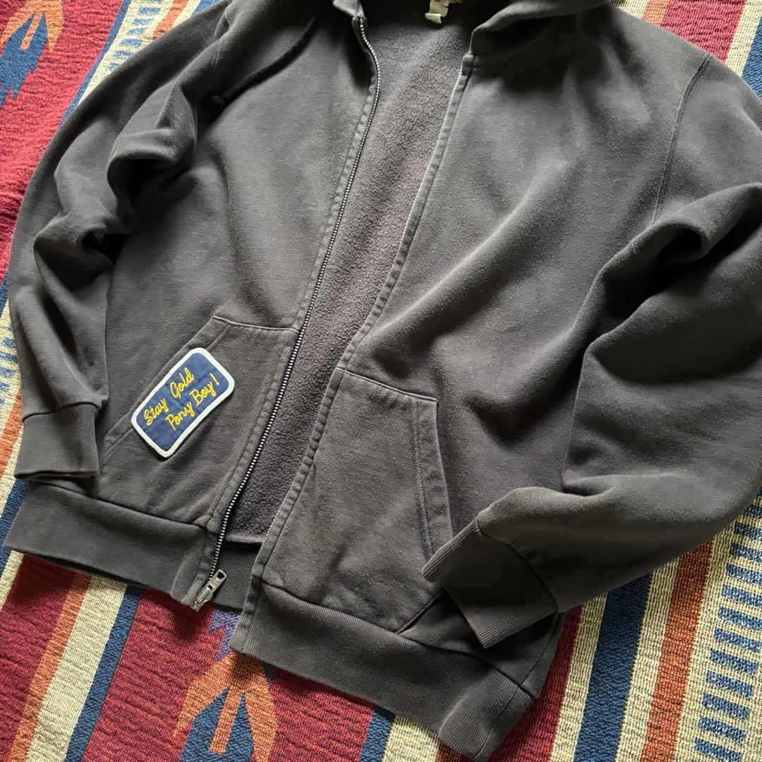 スミクロ フェード Schott(ショット) ジップパーカー 黒 ブラック M