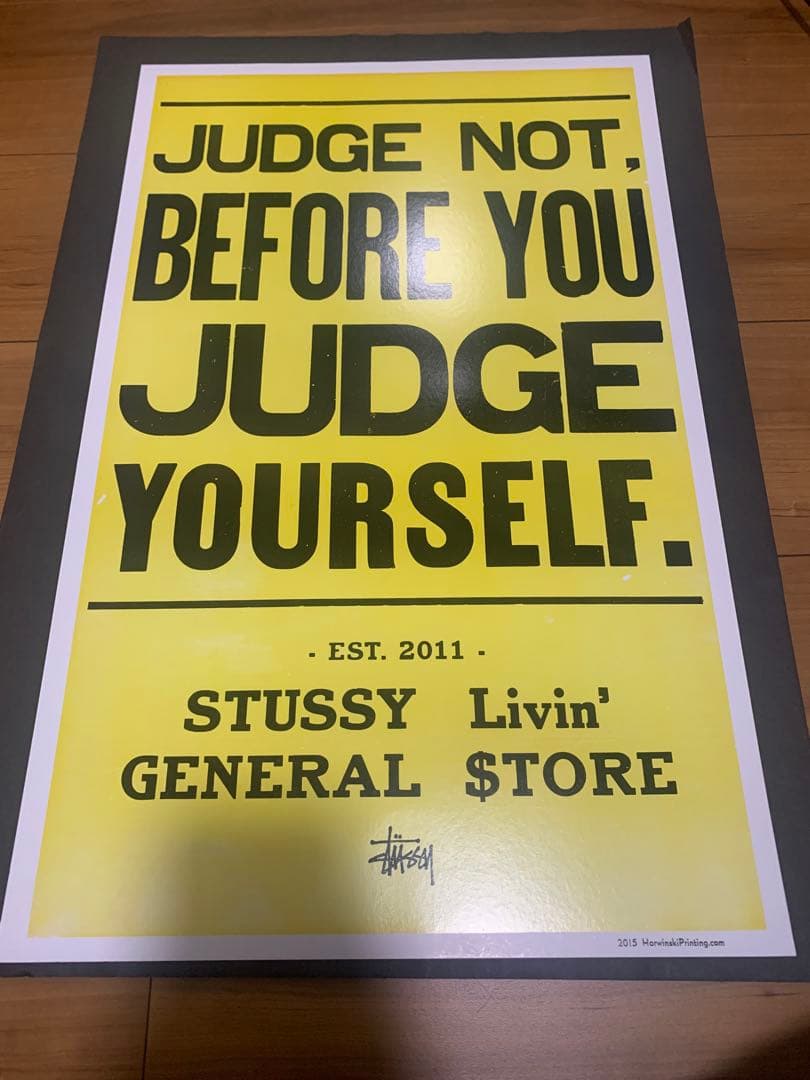 ussy livin' general store ポスター　ステューシー stussy livin' general store ポスター ステューシー stussy livin