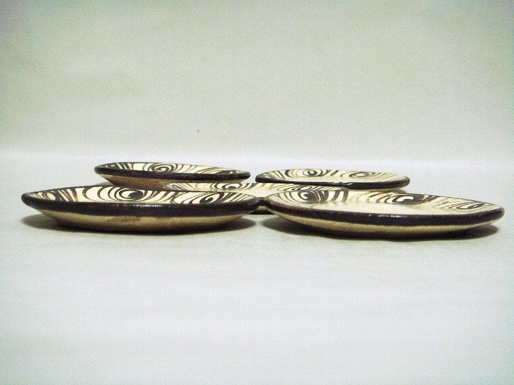 921『馬の目 豆皿手塩皿 5枚』 /骨董品 古美術 古道具 アンティーク