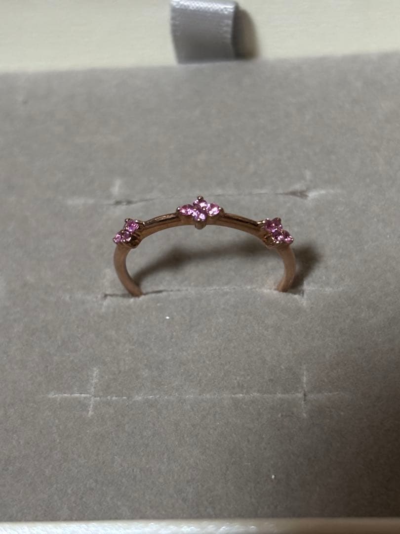 ツツミ ピンクサファイアリング