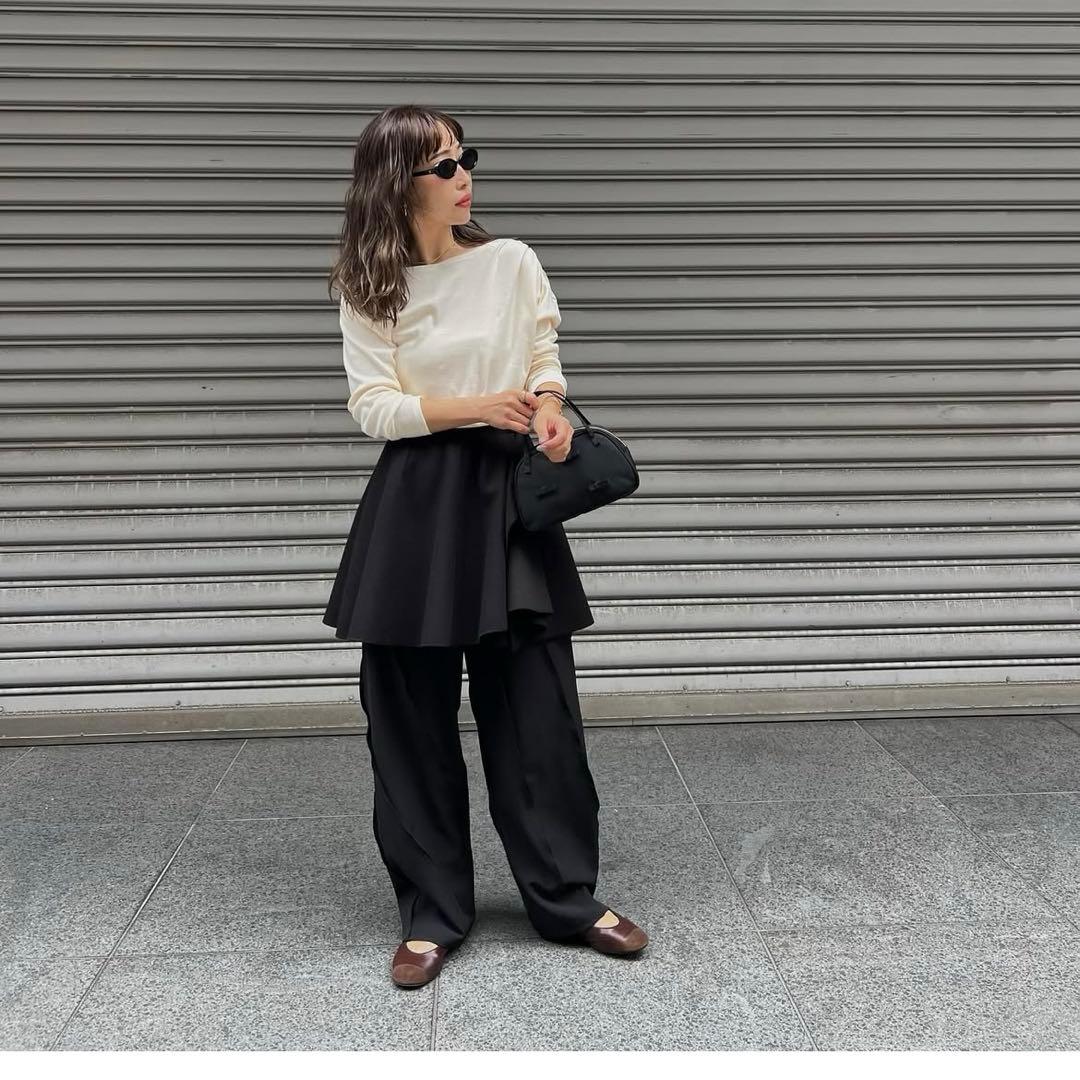 スカート LAYERED WRAP SKIRT MEER.