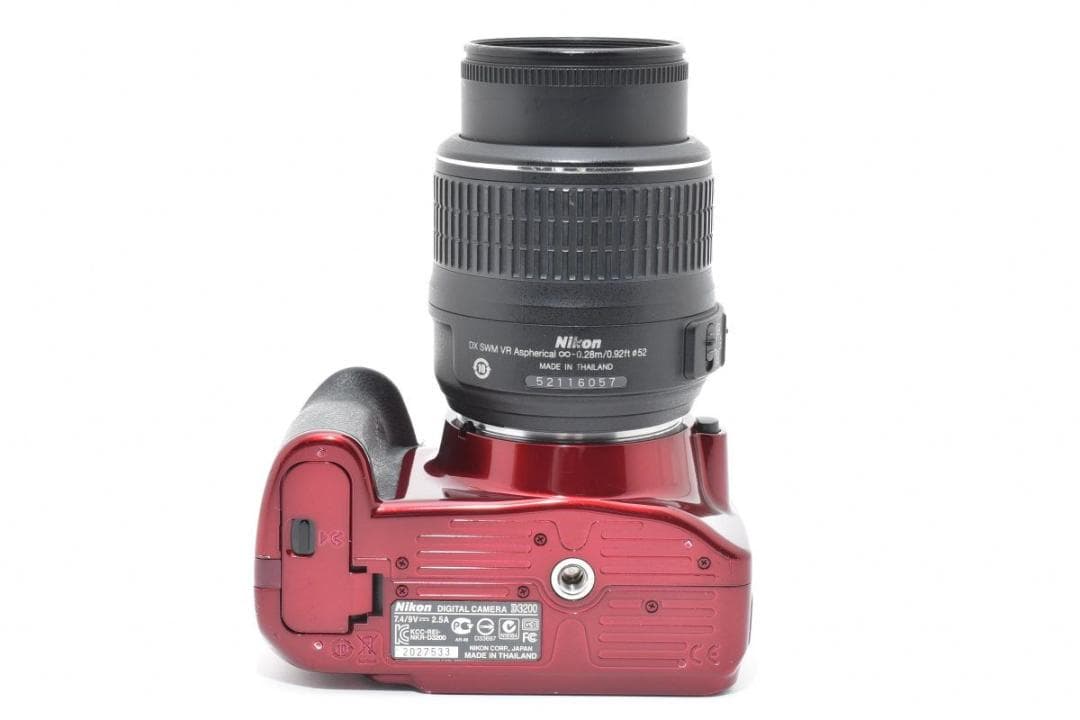 Nikon ニコン D3200 レンズキット デジタル一眼カメラ レッド - メルカリ