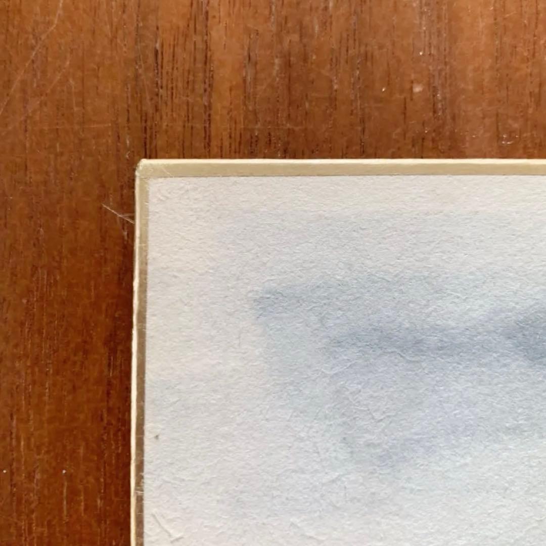 水墨画 自然風景 署名あり 約24cm x 27 cm - メルカリ