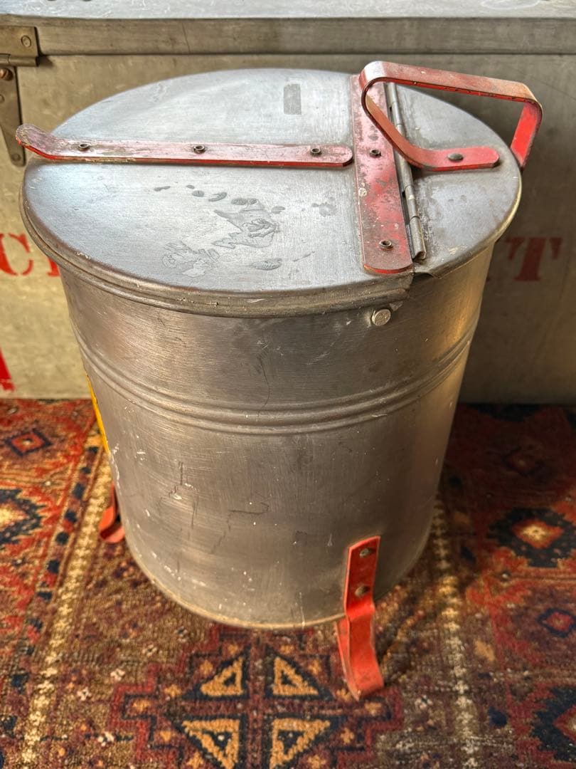 アンティーク雑貨 U.S.AJUSTRITE MFG CO Waste Can