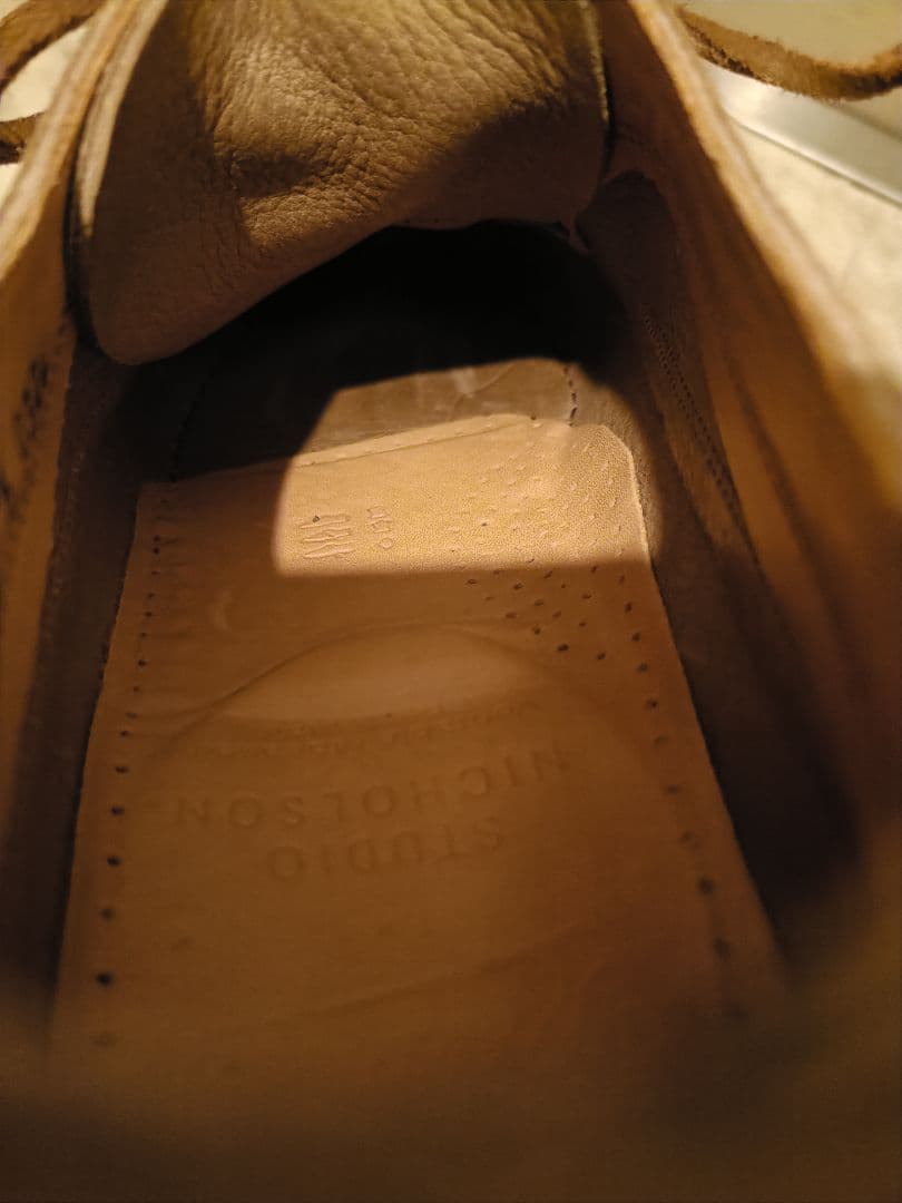 (UK5)(2024年購入)スタジオニコルソン スエードデッキシューズ