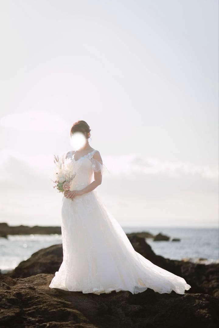 ウエディングドレス　Aライン