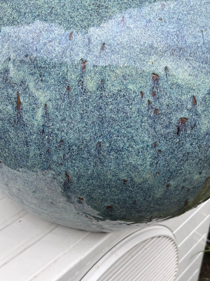 中国 鈞釉大壺 送料込み0816