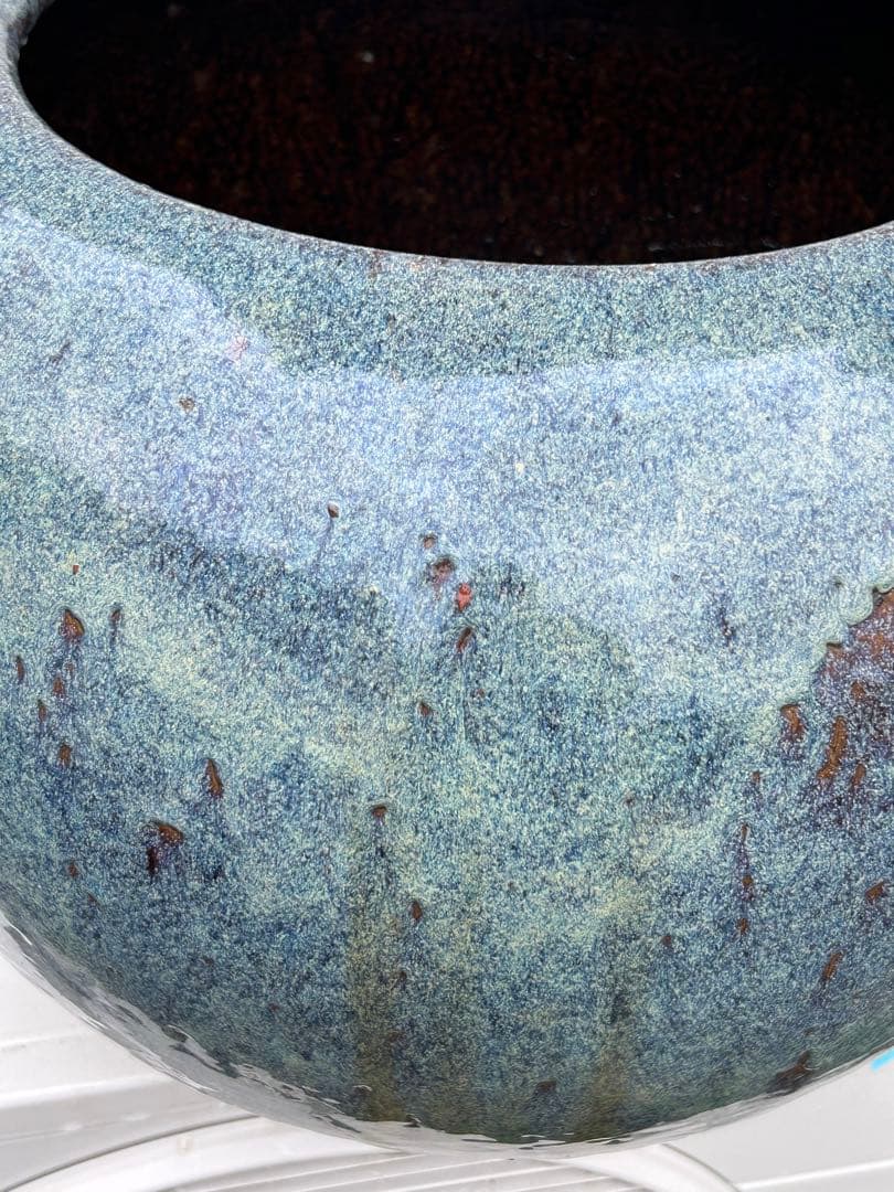 中国 鈞釉大壺 送料込み0816