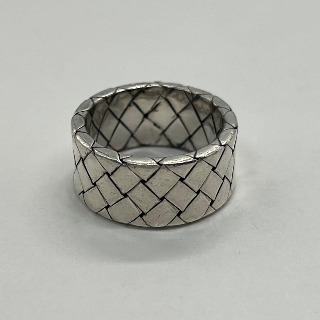 ボッテガヴェネタ BOTTEGA VENETA イントレチャートリング 16号