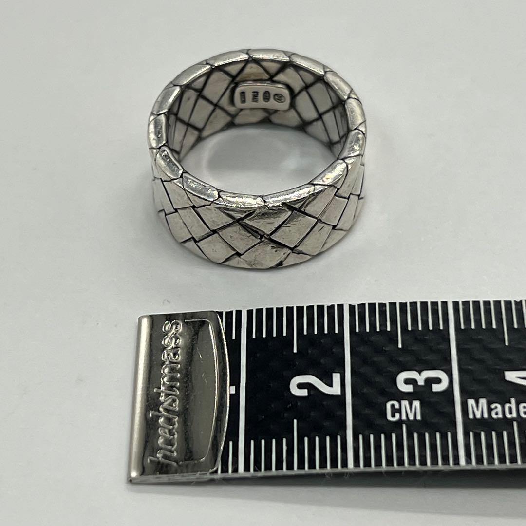 ボッテガヴェネタ BOTTEGA VENETA イントレチャートリング 16号