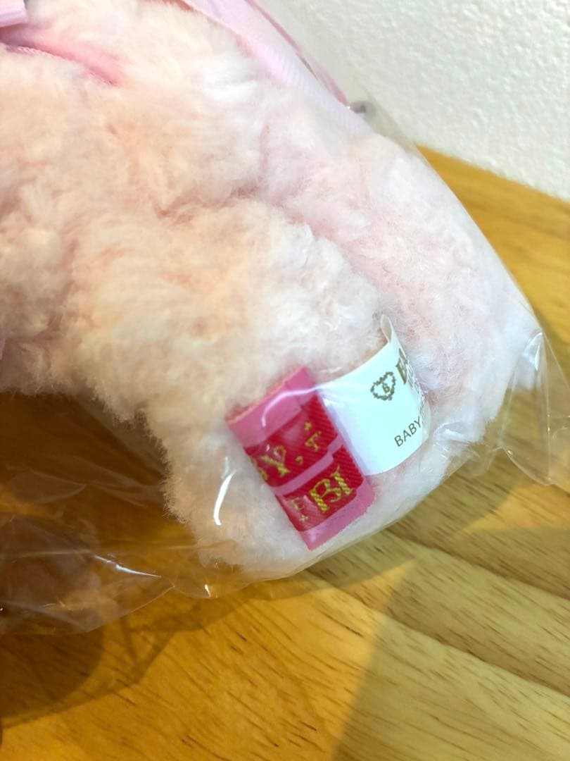 うさくみゃリュックミニミニ☆ピンク☆BABYロゴリボン - メルカリ