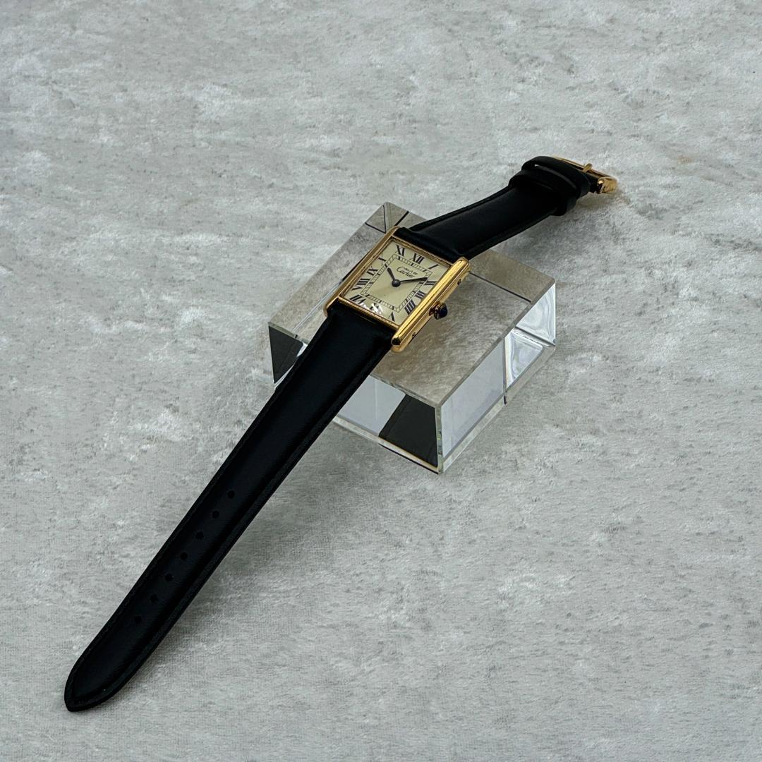 新品仕上済み カルティエ マストタンクLM 手巻き 稼働 腕時計