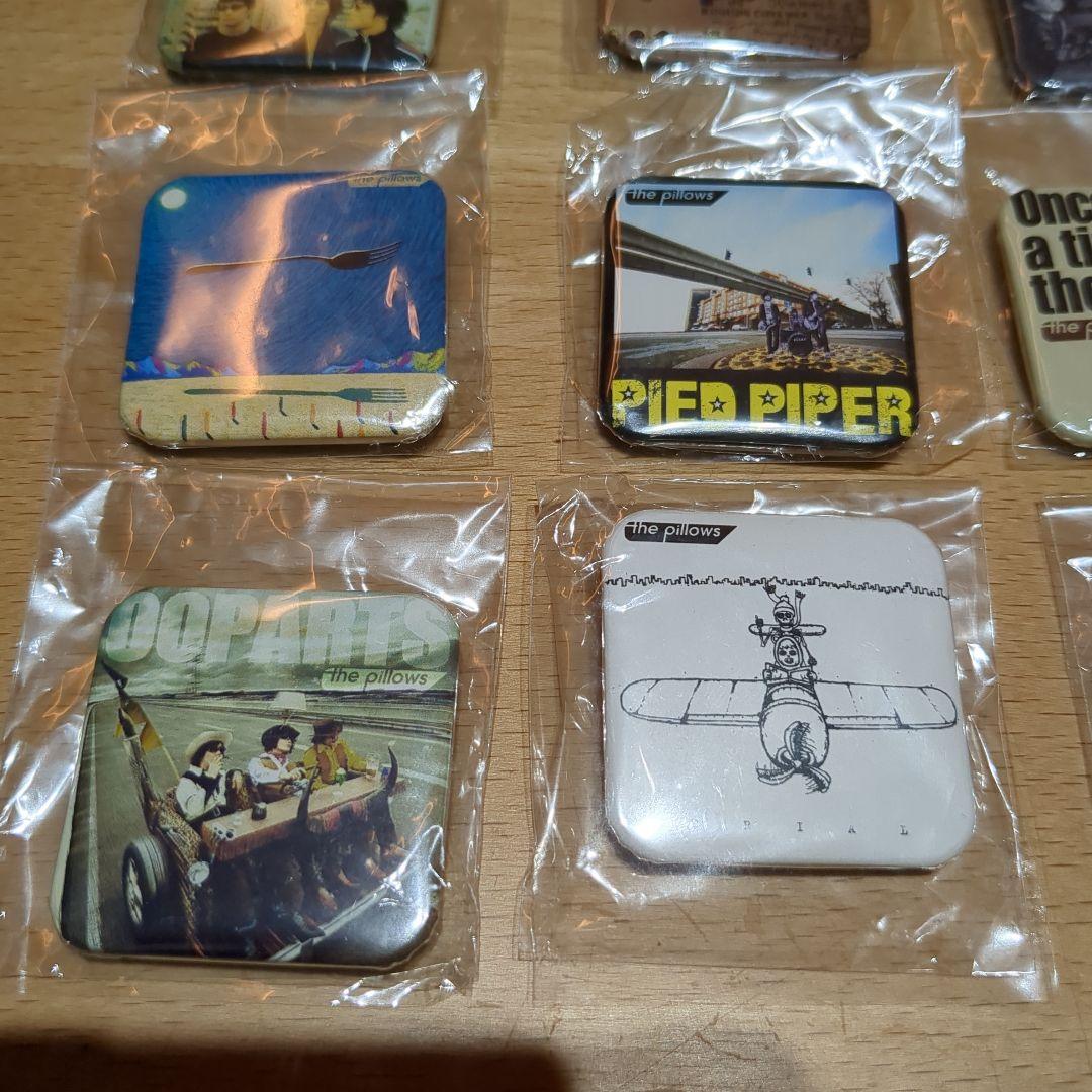 the pillowsCDジャケット缶バッジコンプリート16 種