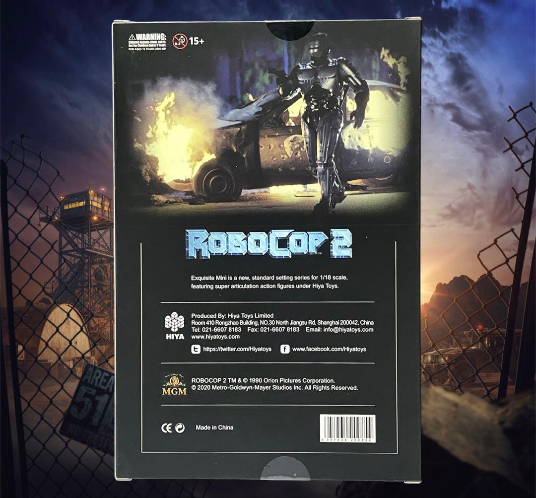 新品未開封『ロボコップ2』ケイン＆ロボコップ 2体セット ハイヤトイズ 1/18