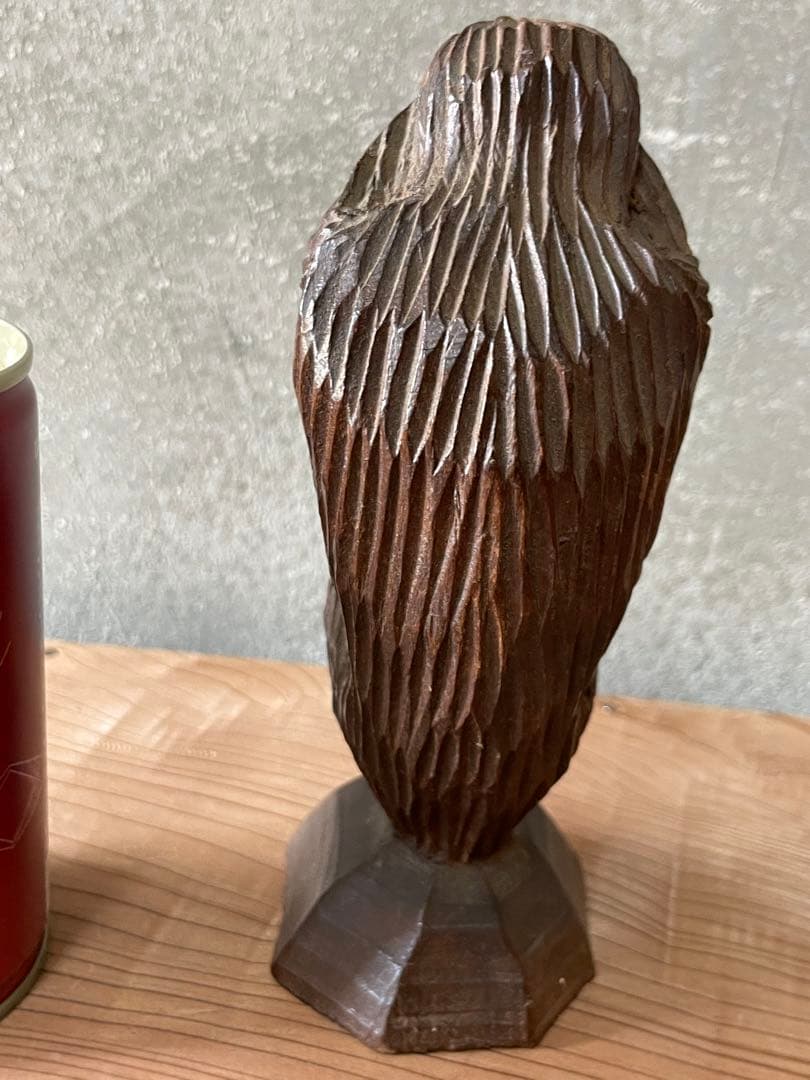 木彫り さる 置物【m551 骨董 レトロ 見猿 モンキー 木工細工】 木彫り