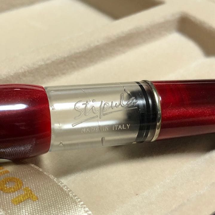 ☆スティピュラ ヴェド ルビーノ 万年筆 旧型 吸入式 ニブF