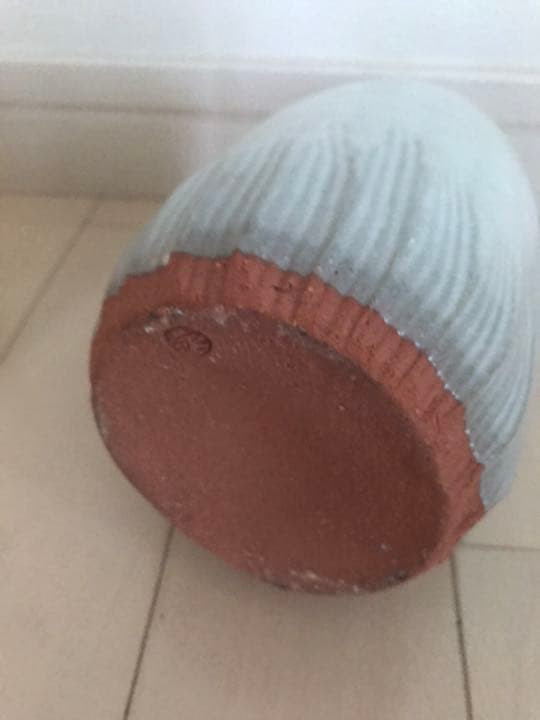 萩焼　七代　岡田仙舟　花瓶