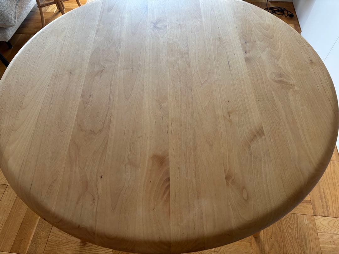 ダイニングテーブル MOMO NATURAL MOCHA 950 TABLE ALDER