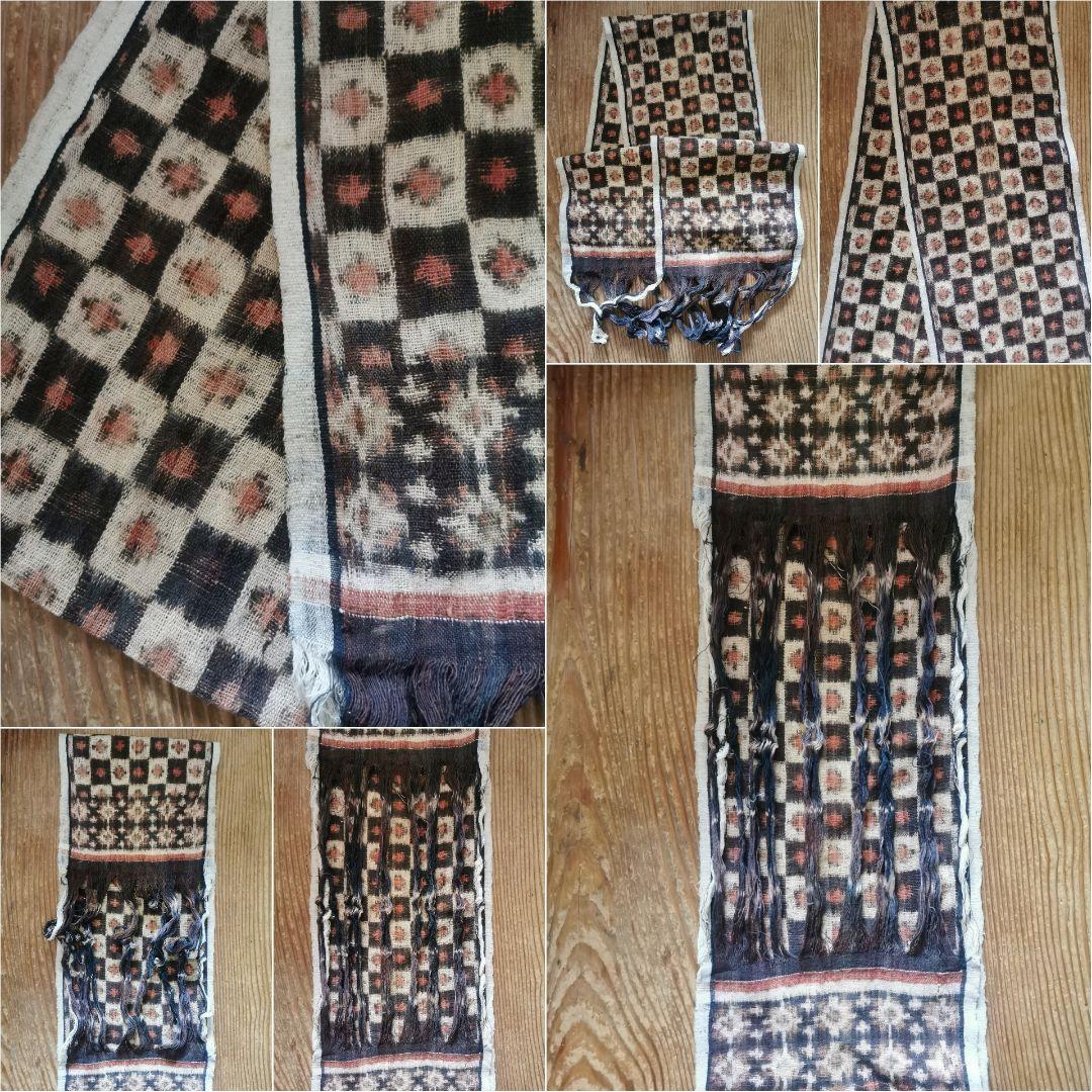 アンティーク 手染手織布 ダブルイカット バリ島グリンシン 無病息災歯