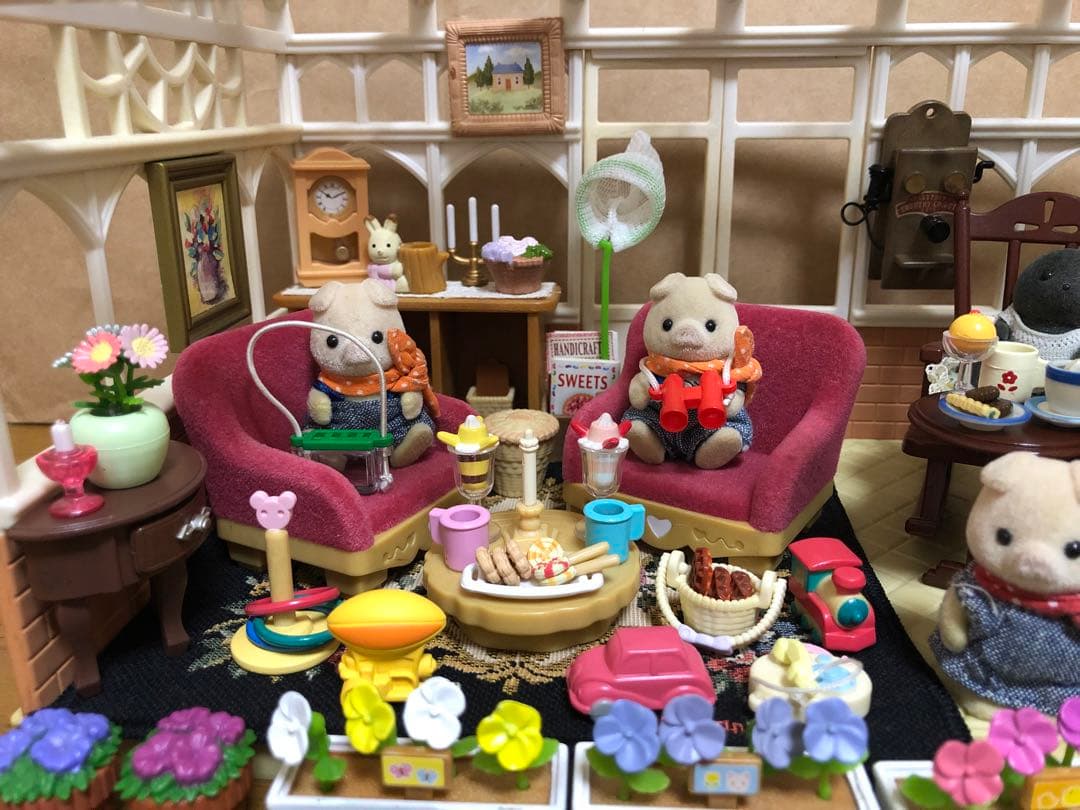 シルバニアファミリーガーデン 家具 小物まとめ売りセット
