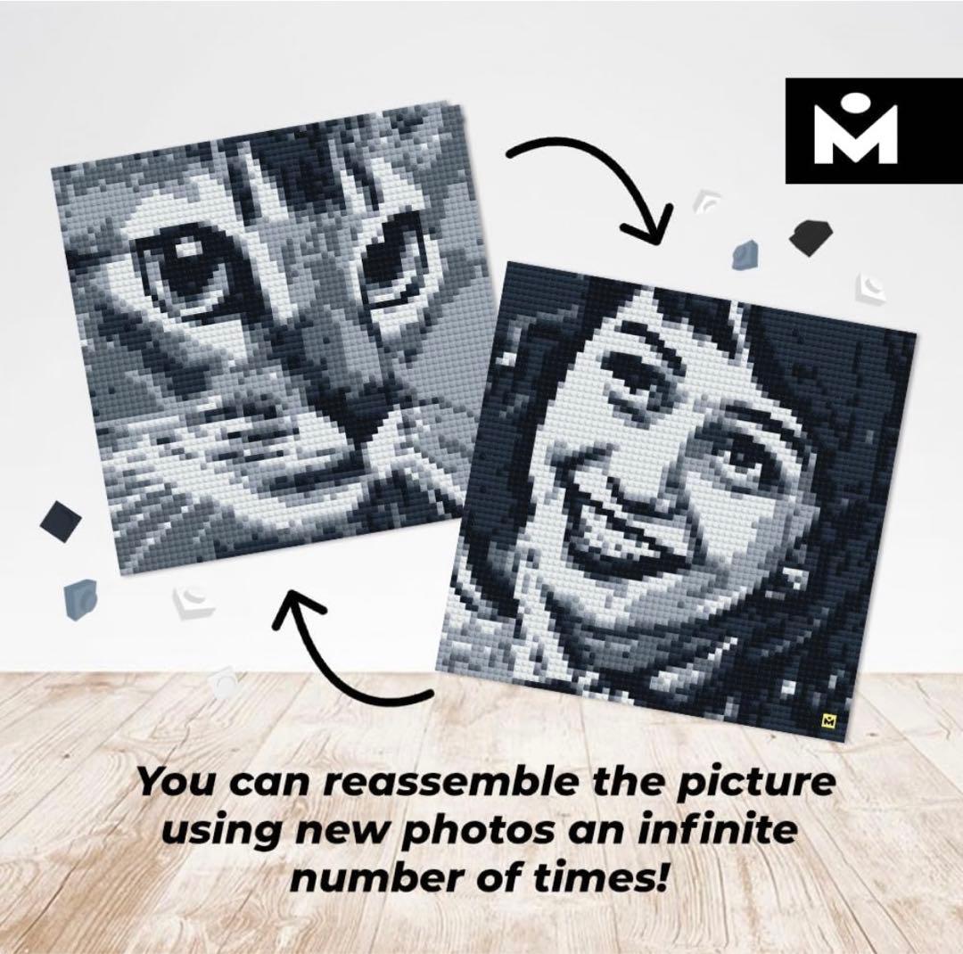 MOZABRICK★どれでも写真モザイク映画★　富山県在庫！ピックセルアート！