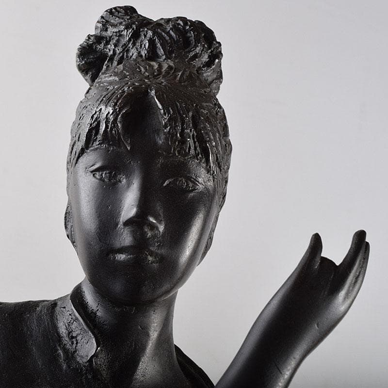 土田副正作 ブロンズ 雲のように風のように 重さ約