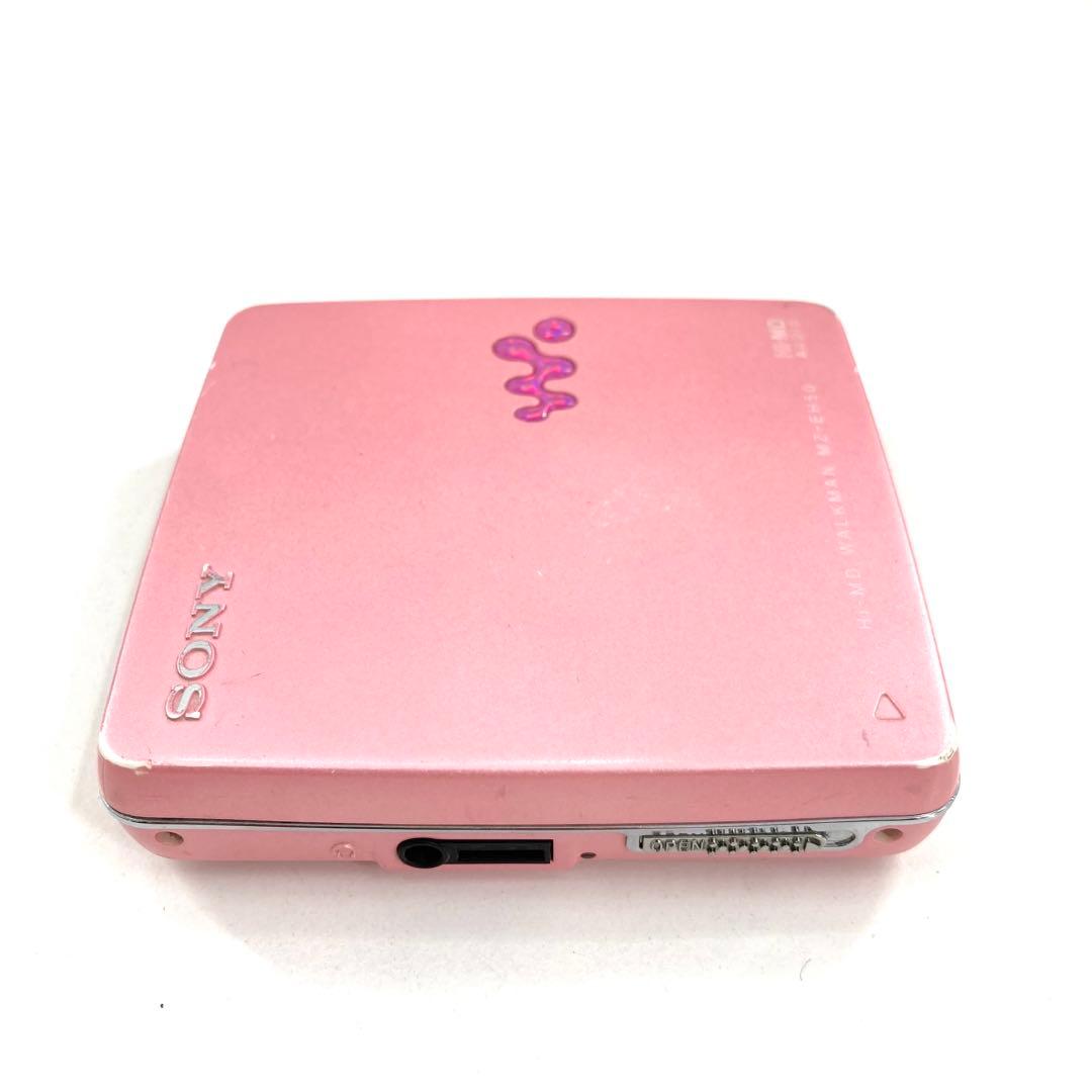 SONY MDプレーヤー ピンク Hi-MD MZ-EH50 動作確認済 - メルカリ