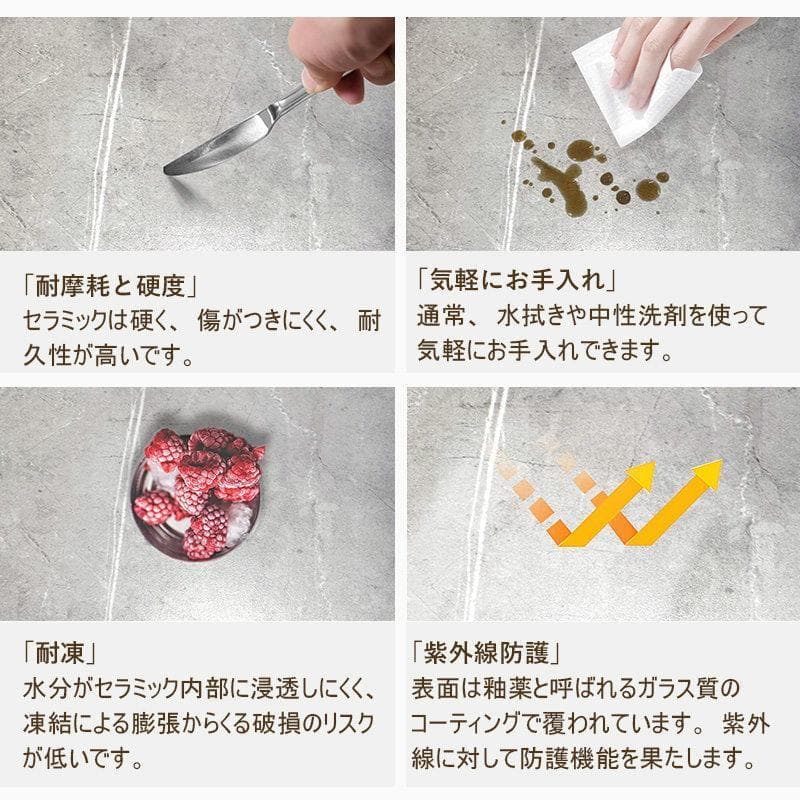 ぷりぷり大阪府引取限定　160cm セラミックダイニングテーブル　ホワイト