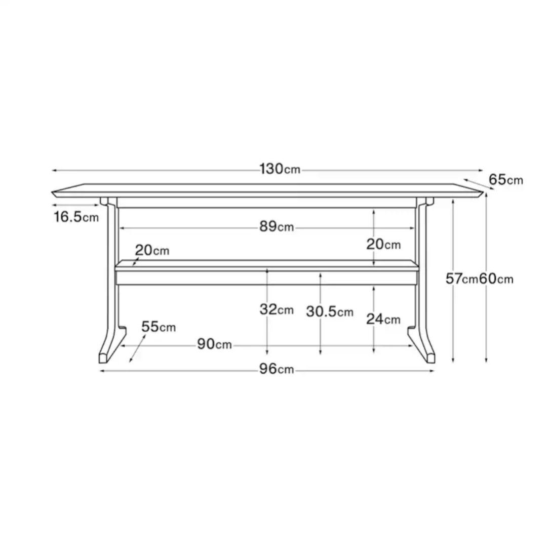 ※8/26まで【送料込】無印良品　リビングでもダイニングでもつかえるテーブル